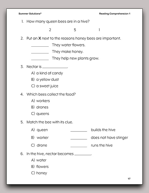 Reading Comprehension 1